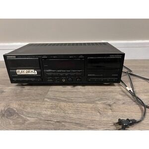 Kenwood‎ KX-W8040 Stereo Dual Cassette Deck Player Recorder  Will Turn On Nt